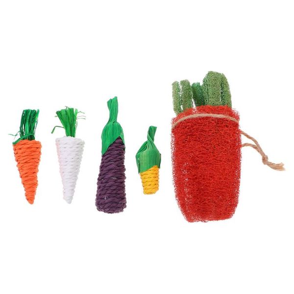 

small animal supplies 5pcs pet hamsters bite resistant molar toys for guinea pigs