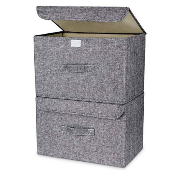 

storage bags box baskets foldable containers with lids handles for closet shelves plyed889