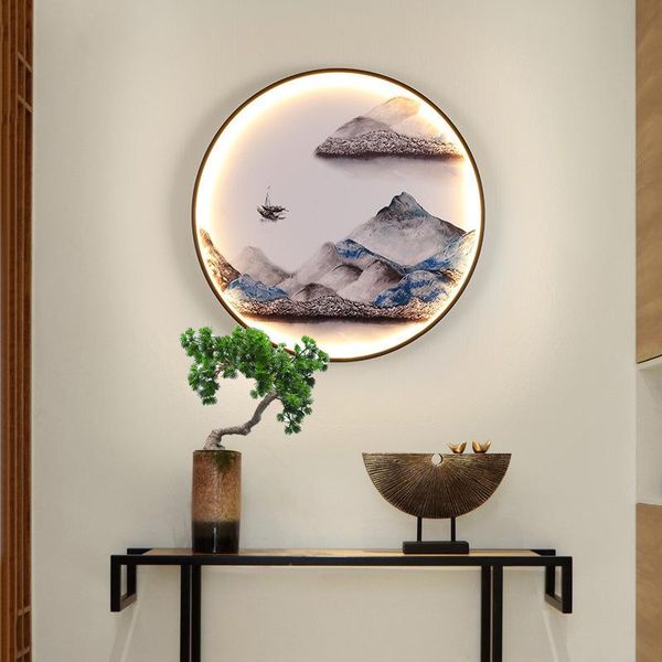 

wall lamps modern led stone nicho de parede luminaire light lampara pared home deco beside lamp