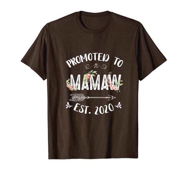 

Promoted to Mamaw Est 2020 New Mamaw To Be shirt Gift T-Shirt, Mainly pictures