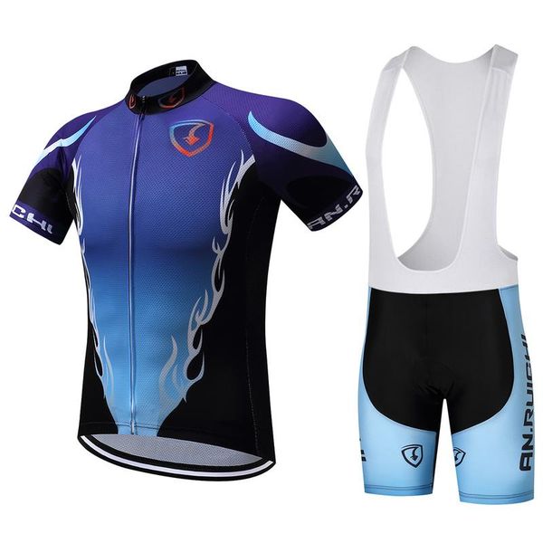 

cycling jerseys bike wear clothes bib gel sets clothing ropa ciclismo uniformes maillot sport racing, Black;blue