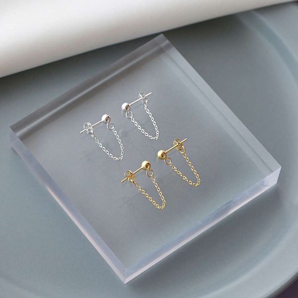 

sterling chain earrings style simple fashion personalized short