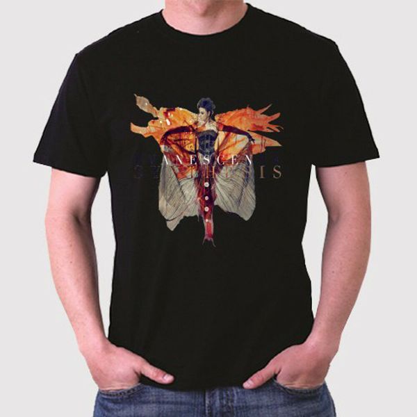 

EVANESCENCE Synthesis Super Deluxe Men's Black T-Shirt Size S to 3XL, White;black