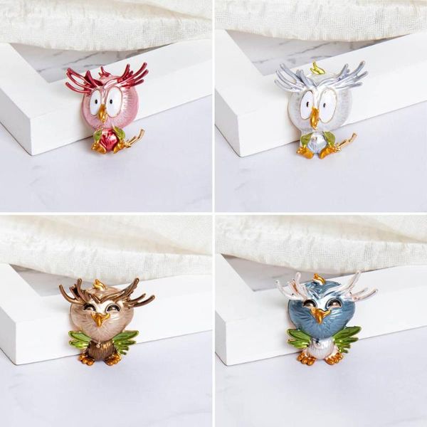 

pins, brooches cute bird brooch metal plant animal clothes accessories jewelry christmas clothing party wedding, Gray