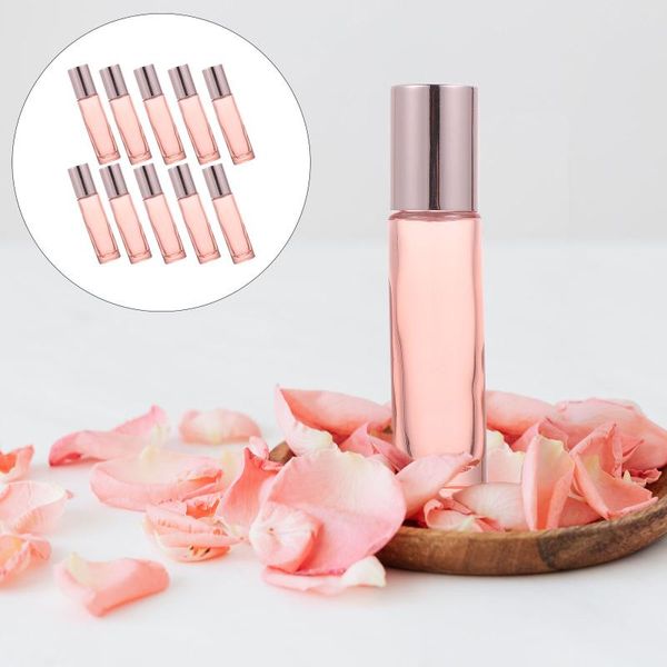 

storage bottles & jars 10pcs portable essential oil roller 10ml sub )