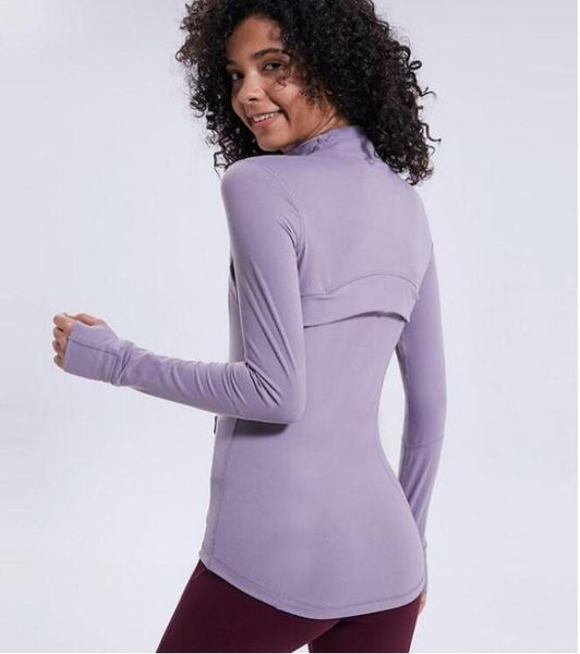 

2021 new zipper jacket quick-drying outfit yoga clothes long-sleeve