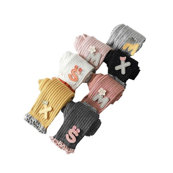 

girls leggings pantyhose baby pants kids tights children clothes infant clothing spring autumn cotton long trousers socks b8658, Blue