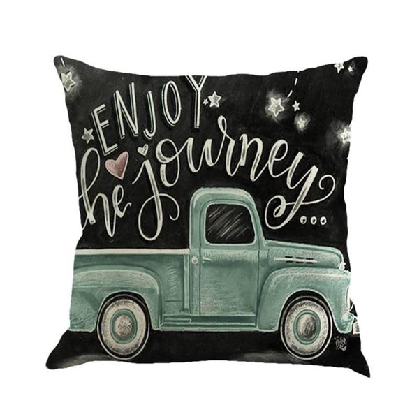 

pillow case santa claus printed pillowcases cotton linen christmas style square pillowcase cushion chair supplies