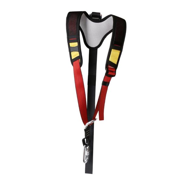 

cords, slings and webbing pro shoulder strap for rock climbing fall protection half body harness
