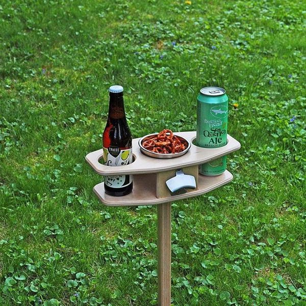 

camp furniture outdoor wine table foldable mini wooden picnic glass racks easy to carry collapsible party travel tools
