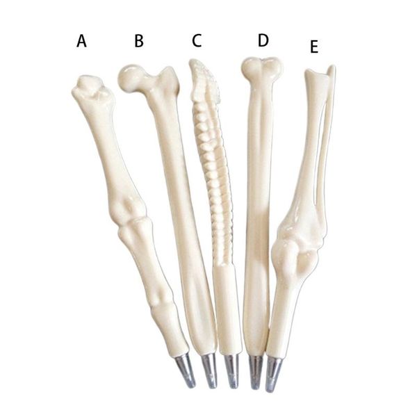 

ballpoint pens 5/6pcs mini pen bone shape gel novedoso criativa novelty gift school stationery office accessories supplies, Blue;orange