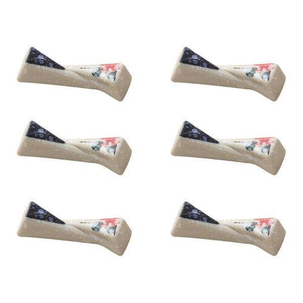

pcs ceramic elegant chopsticks rest pillow home decor stand rack for restaurant