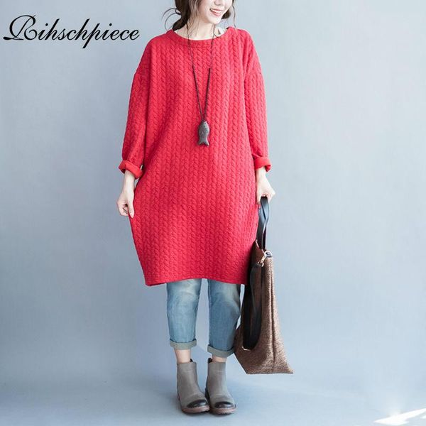 

casual dresses rihschpiece autumn winter women dress plus size maxi office vintage party cotton long sleeve rzf653, Black;gray