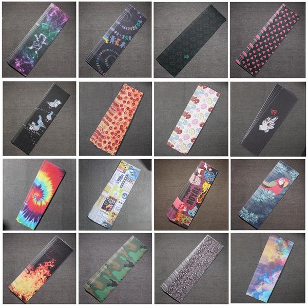 

skateboarding 83*23cm skateboard sandpaper scooter board griptape longboard deck sticker skate grip tape electric paper