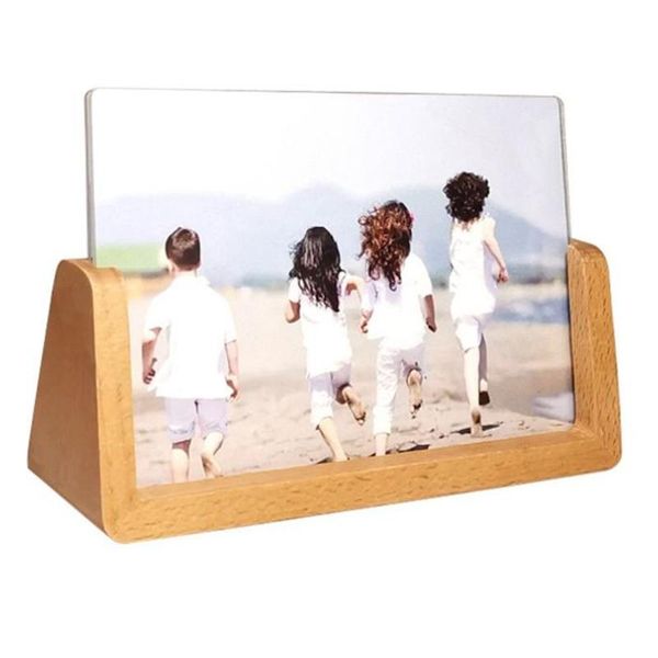 

frames acrylic picture frames, clear double sided deskframeless po frame