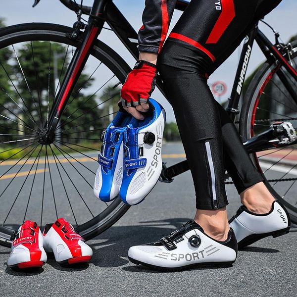 

cycling footwear style lockable shoes hard bottom road mountain bike men and women lock bicycle wholesale, Black