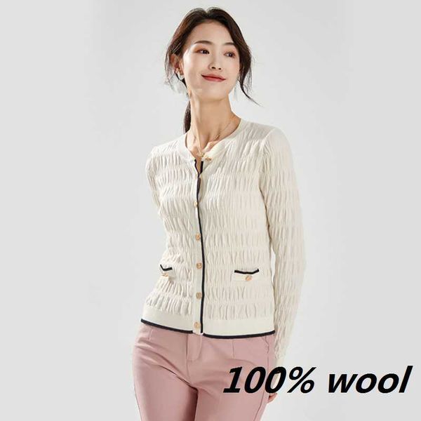 

women's knits & tees wool cardigan women, White