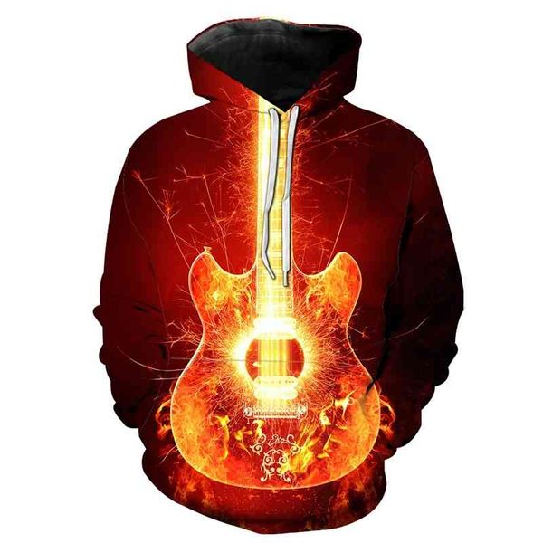

3d digital print trendy men's hoodie, Black