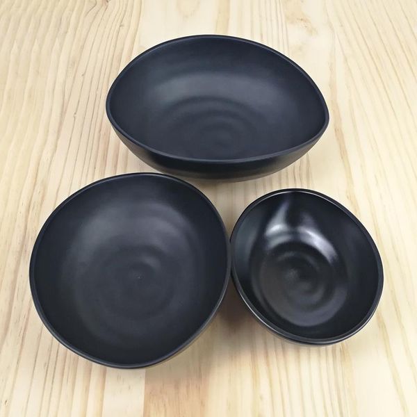 

imitation porcelain frost melamine dinnerware oval bowl japanese restaurant chaos big a5 bowls tableware