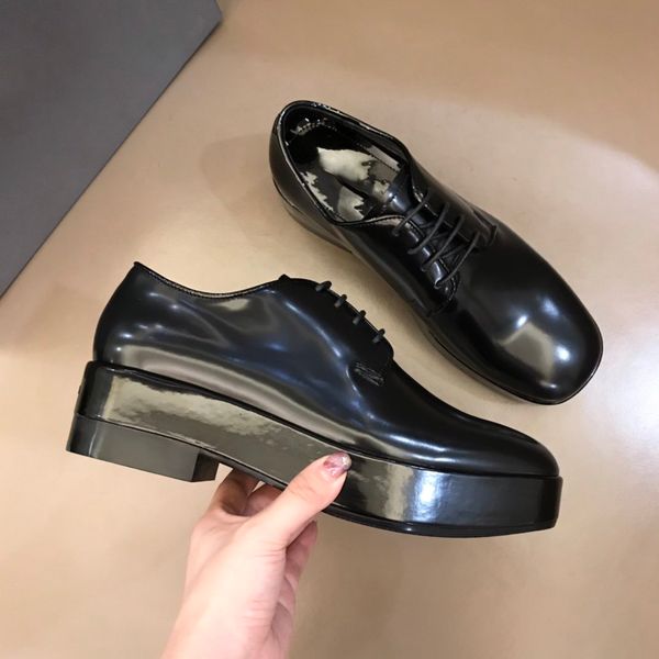 

leather men's shoes luxury and comfort brand lace-up designer wedding party men's shoes, Red;white