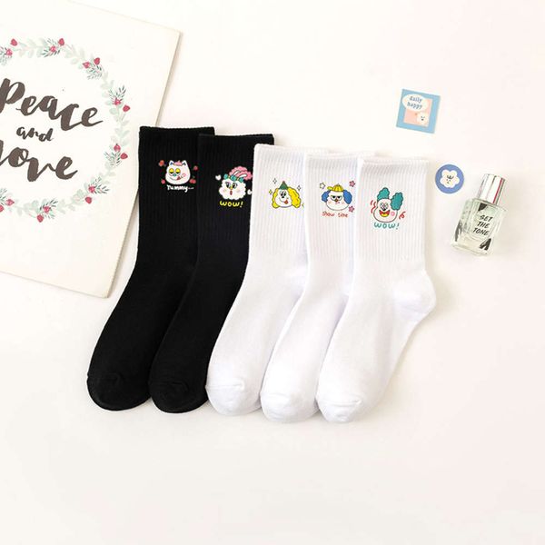 

autumn cotton thick white black dog cartoon leisure, Black;white