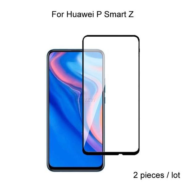 

2pcs for huawei p smart z glass full cover tempered screen protector protective cell phone protectors