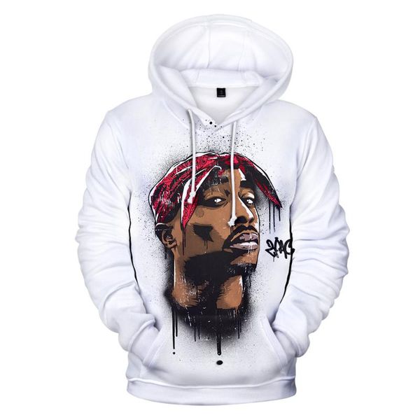 

men's hoodies & sweatshirts gangsta rap 2pac mens hoodie sweatshirt hooded men/women shakur hoody polluvers cap tracksuits, Black