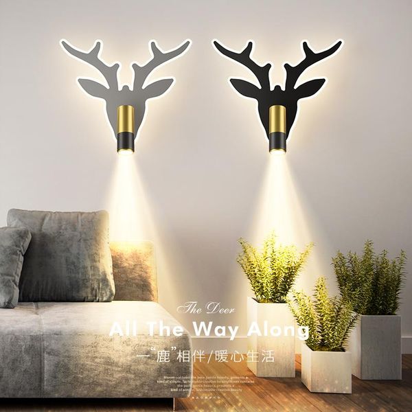 

wall lamps creative post-modern lamp bedroom bedside balcony corridor nordic simple study personality