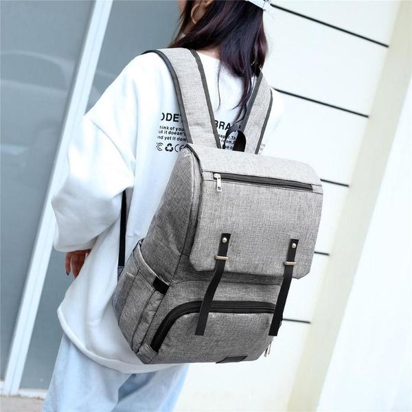 

backpack fashion backpacks portable delicate design mummy maternity nappy usb waterproof oxford baby diaper shoulder bags