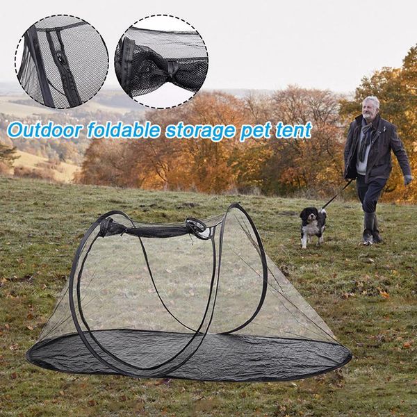 

kennels & pens outdoor pet tent portable breathable folding cage playhouse for traveling camping beach dfds889