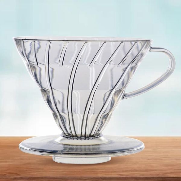 

coffee filters v60 hand punch cup resin drip funnel portable appliance kitchen for dining