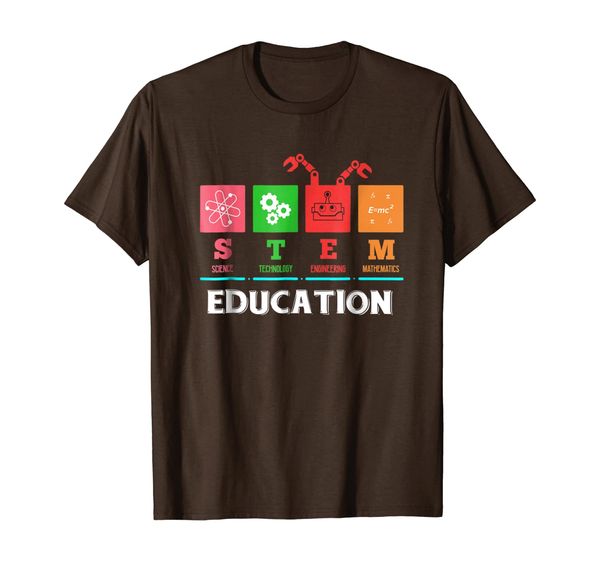 

stem education t-shirt teacher teach school gift apparel, White;black