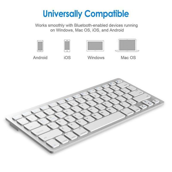 

keyboards wireless gaming keyboard computer game universal bluetooth for spanish german russian french korean arabic