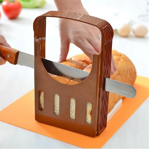 

in kitchen tools practical bread cutter slicer loaf toast cutting slicing guide bakeware tool baking & pastry