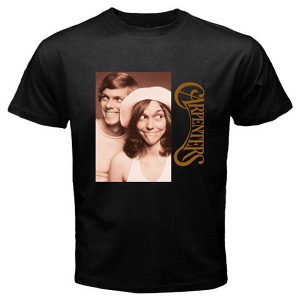 

THE CARPENTERS Karen Richard Men's Black T-Shirt Size S-3XL, White;black