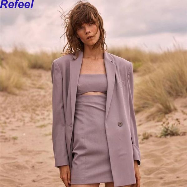 

women's suits & blazers women fashion single button large profile blazer coat vintage long sleeve female outerwear chic femme vestidos, White;black