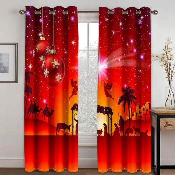 

curtain & drapes animal star 3d printing children's bedroom living room shade cloth can be customized hook decorative