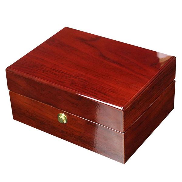 

watch boxes & cases the high-grade flip box unit bracelet stores collector's gift giving pear wood grain paint baking wooden in stock, Black;blue