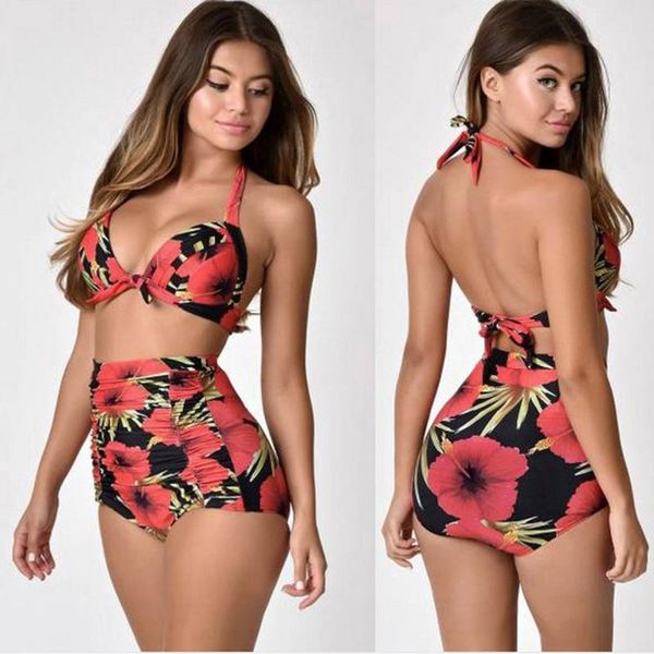 

women's swimming suit push up swimsuit bikini set women 2pcs beachwear padded swimwear plus size c4 one-piece suits