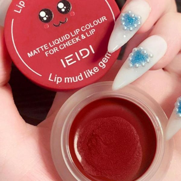 

lip gloss canned lipstick velvet matte air glaze is white and not easy to fade stylish sophisticated
