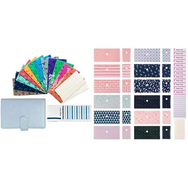 

gift wrap 2 set budget envelopes laminated cash envelope for budgeting and saving money waterproof finance keeper organizer