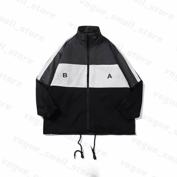 

denim jackets mens womens designers balancai casual winter coats branded fashion luxe mans jacket stylist outwear clothes l6pg, Black;brown