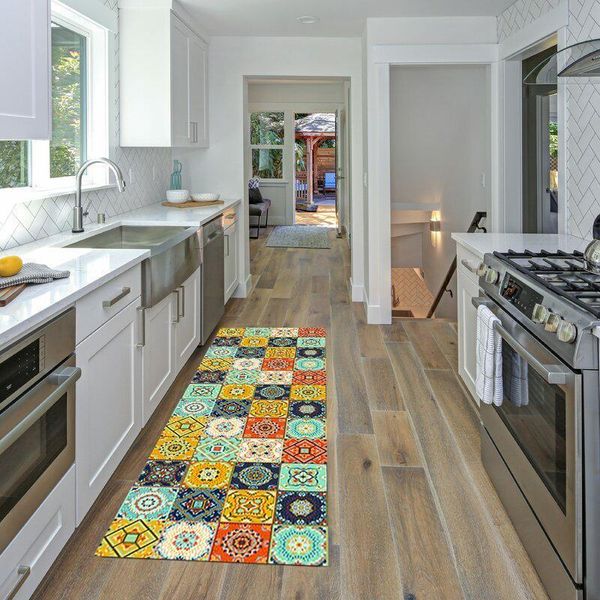 

carpets non-slip kitchen mat carpet boho decor modern floor doormat for living room wrinkle-resistant rug bath