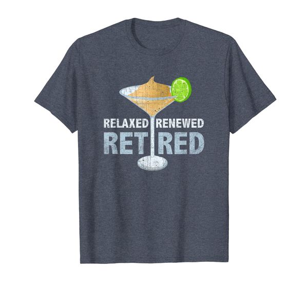 

retired margarita t shirt, White;black