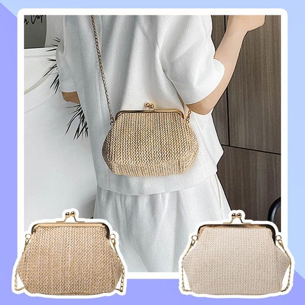 

waist bags women fashion crossbody bag summer beach wild chain messenger shoulder female travel mini #4