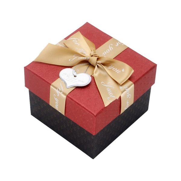

gift wrap christmas nesting boxes jewelry gifts with bow-knot square presents for wrapping and holiday par