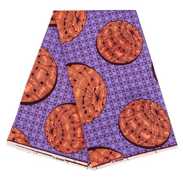 

ribbon african d wax printed fabric 100% polyester ball pattern, Pink;blue