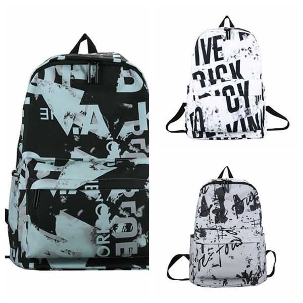 

backpack fashion trend ladies print backpacks mini personality travel bag korean casual student school bags nylon