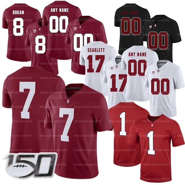 Personalizado Stanford Cardinal Football Jersey Nathaniel Peat Tanner McKee Austin Jones Elias Higgins John Humphreys Ricky Miezan Christian McCaffrey Andrew Luck West