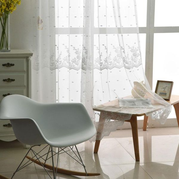 

curtain & drapes arrival white jacquard lace tulle draped living room decoration suitable for bedroom balcony can be customized